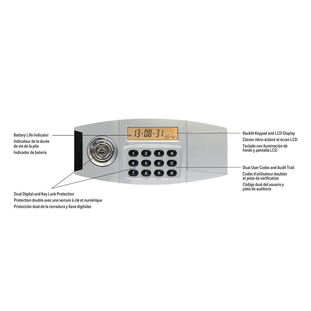 Honeywell 2120 Steel Fire and Security Safe (5.33 cu ft.) - Image 4