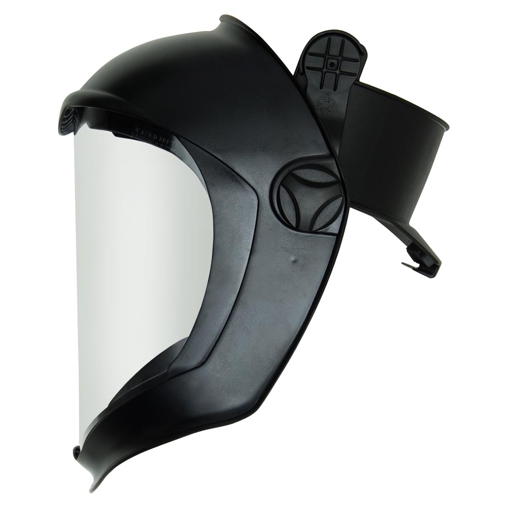 Uvex by Honeywell Bionic Face Shield with Hard Hat Adapter and Clear Polycarbonate Visor - S8505