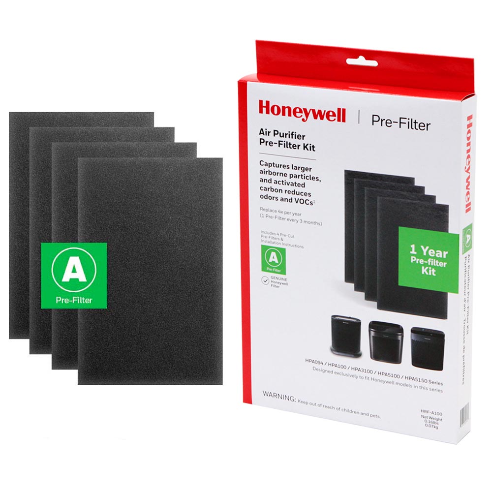 Honeywell HRF-A100 Pre-Cut Carbon Pre-Filter For HPA100 And HPA094 Series Air Purifiers - 4 Pack (Filter A) - Image 3