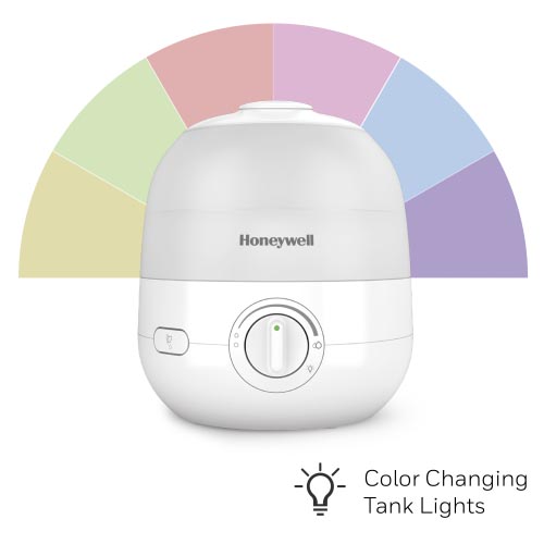 Honeywell Ultra Glow Light Changing Humidifier and Diffuser, HUL530 - Image 2