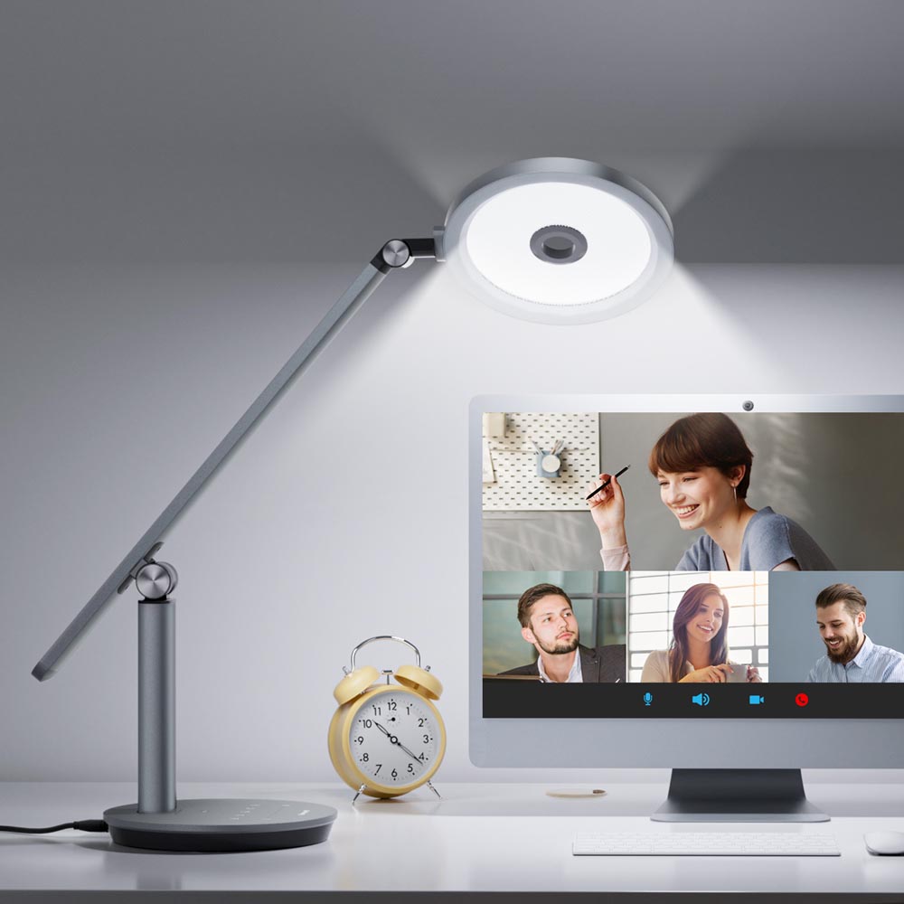 Honeywell H6 Desk Lamp with Touch Controls, Gray - Image 2