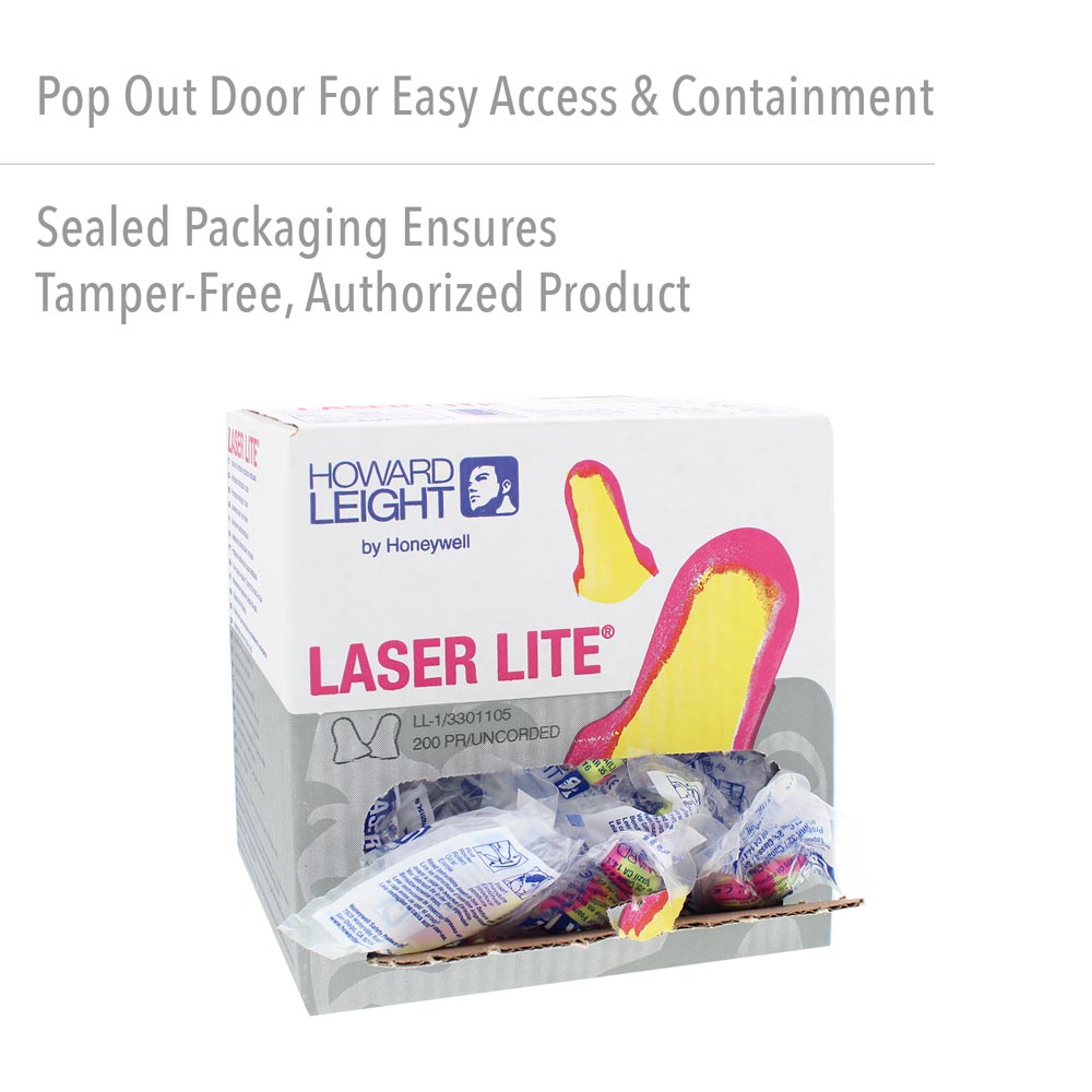 Honeywell Laser Lite High Visibility Foam Earplugs - Image 5