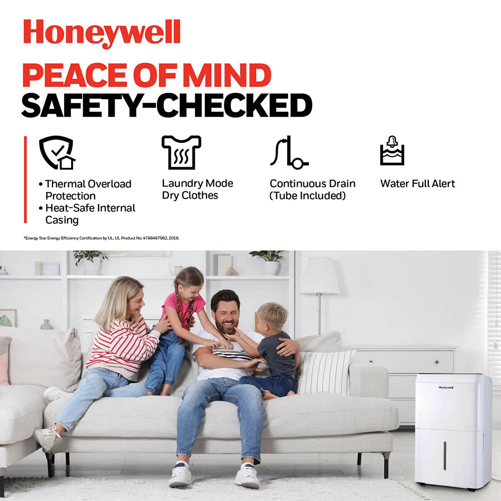 Honeywell TPFIT25WK 25 Pint Energy Star Portable Dehumidifier - Image 8