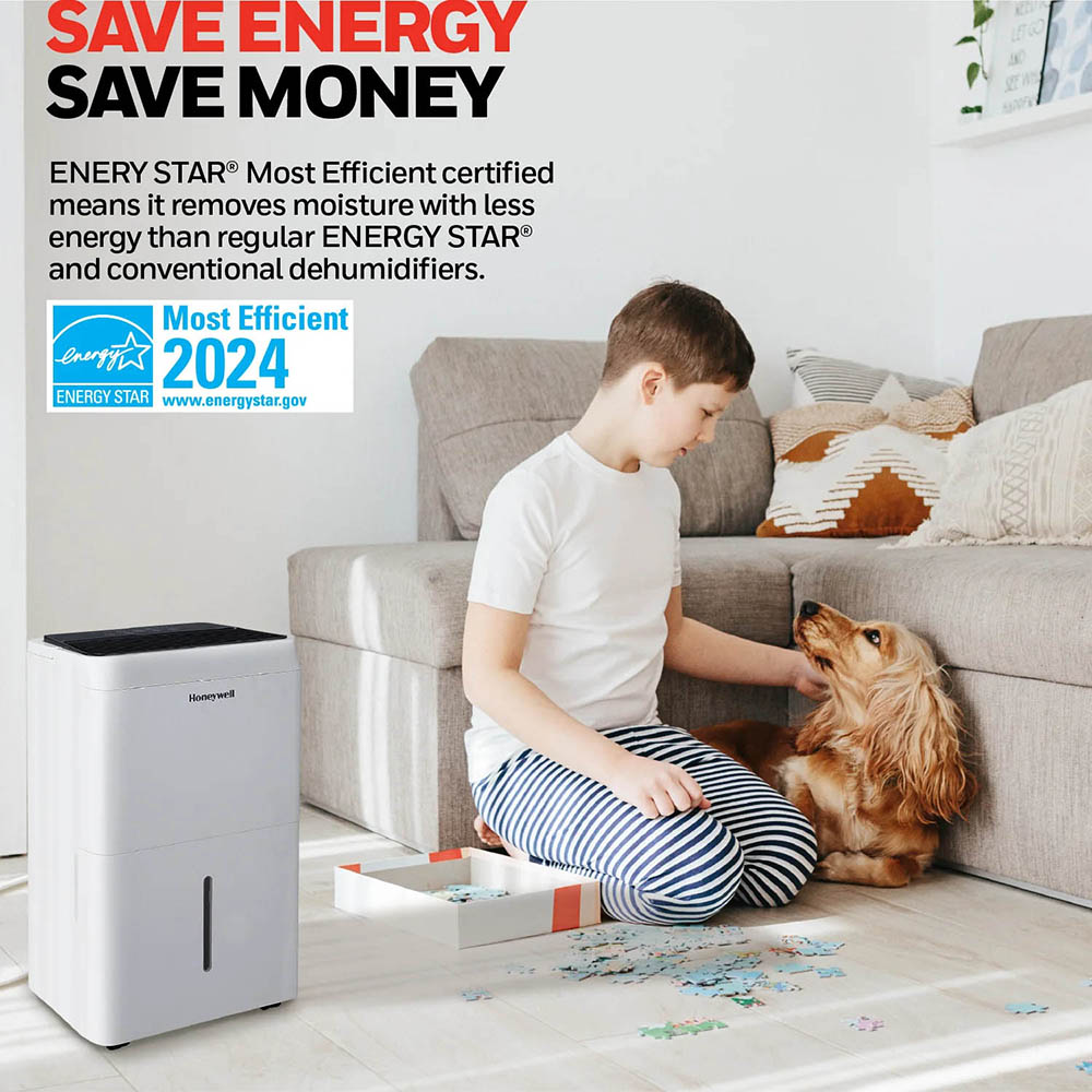 Honeywell TPFIT25WK 25 Pint Energy Star Portable Dehumidifier - Image 9