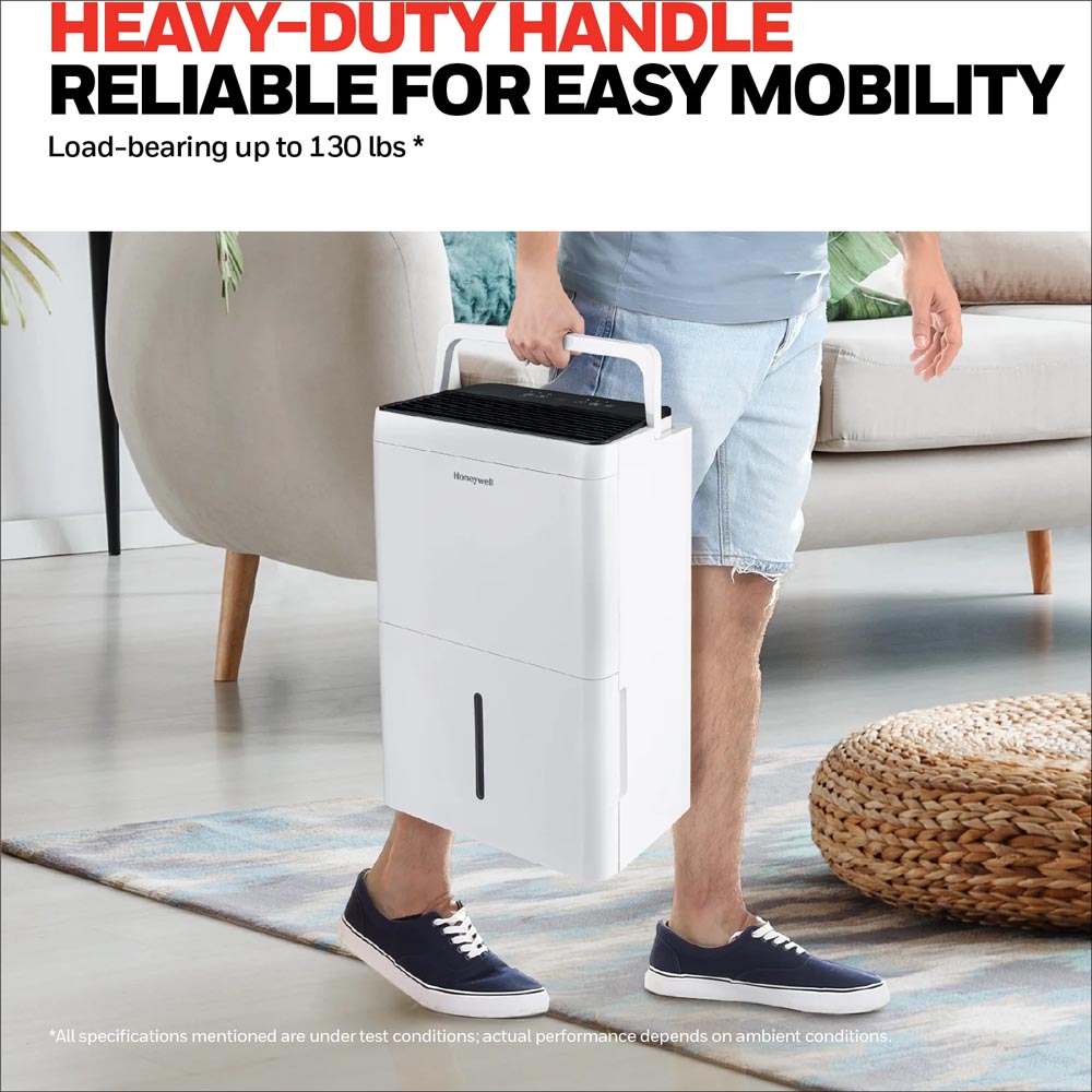Honeywell TPFIT50PWK 50-Pint Energy Star Portable Dehumidifier with Drain Pump - Image 8